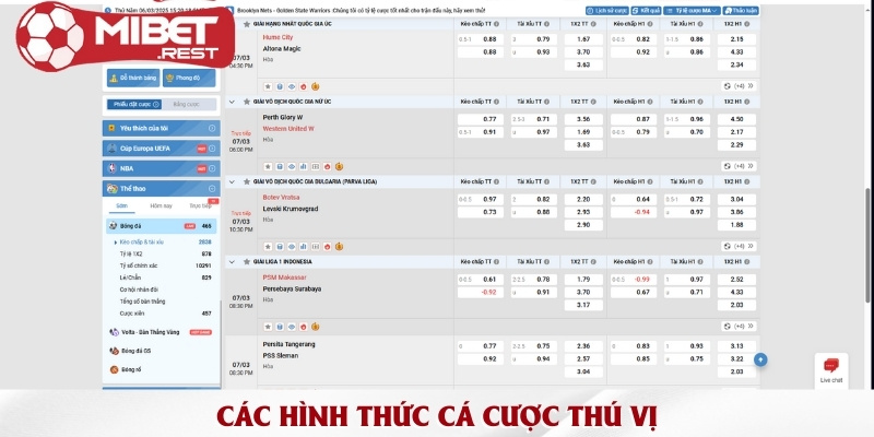 Tham gia sảnh thể thao I - Sports nhận tỷ lệ cược hấp dẫn 3 cac-hinh-thuc-ca-cuoc-thu-vi