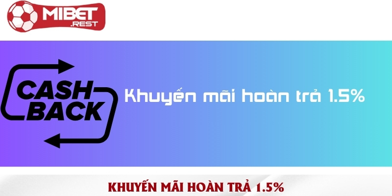 Khuyến mãi Mibet - Nhận quà hấp dẫn mỗi ngày 3 hoan-tra-moi-ngay-khong-gioi-han-voi-ty-le-canh-tranh-len-den-1-5%