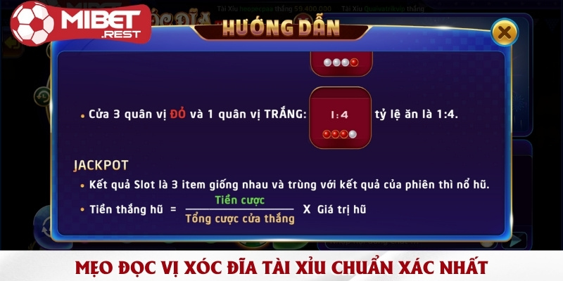 Xóc đĩa tài xỉu - Hướng dẫn cách chơi và mẹo đặt cược chuẩn xác 3 meo-doc-vi-xoc-dia-tai-xiu-chuan-xac-nhat