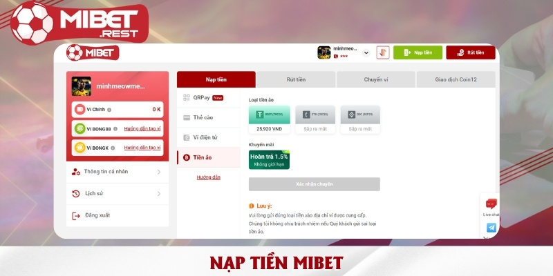 Mibet | Đăng Nhập Mibet | Web Cá Cược Thể Thao Uy Tín 20 nha-cai-ho-tro-nap-tien-qua-nhieu-kenh-thanh-toan-cuc-ky-tien-loi