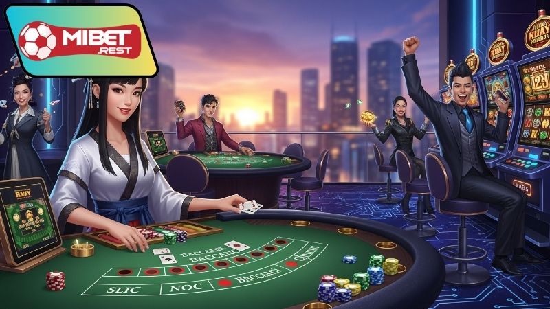 Casino Trực Tuyến Châu Á MIBET - Trải Nghiệm Khó Quên 2 Các trò chơi nổi bật trong casino trực tuyến châu Á MIBET