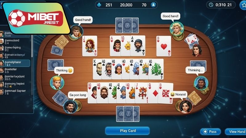 Game Bài Trực Tuyến Nhiều Người Chơi Tại MIBET 1 Các game bài trực tuyến nhiều người chơi phổ biến tại MIBET