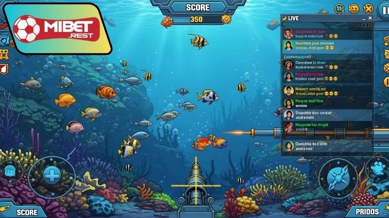Game bắn cá online có live chat - Trải nghiệm chơi mới mẻ 1 Tính năng live chat trong game bắn cá MIBET